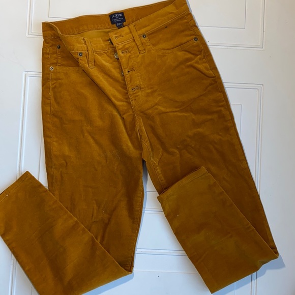 NWT J. Crew Factory 9” High Rise Skinny Corduroy Pant with Button Fly 28 - Picture 3 of 11